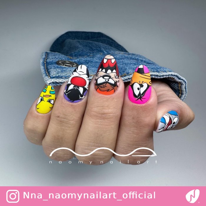 Looney Tunes Nails